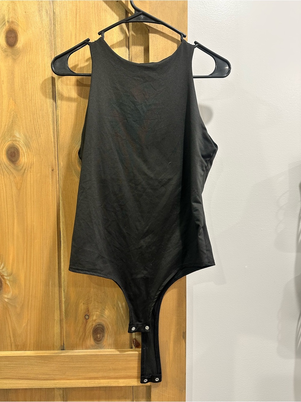 ReoRia Black Girls' Sleeveless One-Piece Bodysuit